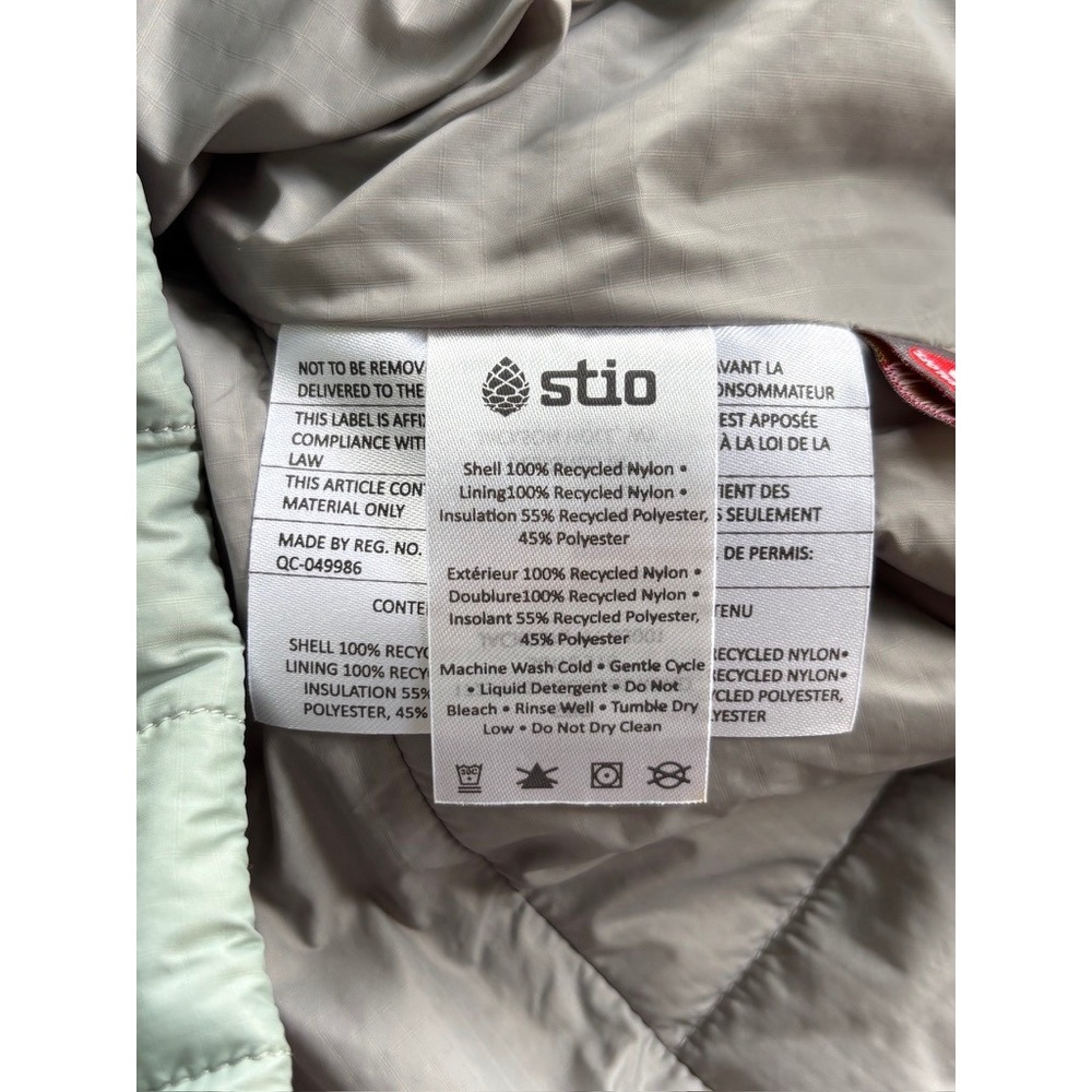 Stio Women's Azura Insulated‎ Vest Sage Green Lightweight Quilted Puffer, Medium - Picture 5 of 8